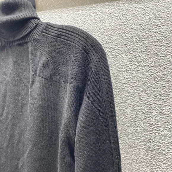 SEASE Men’s Whole Lightweight 100% Wool Turtleneck Sweater